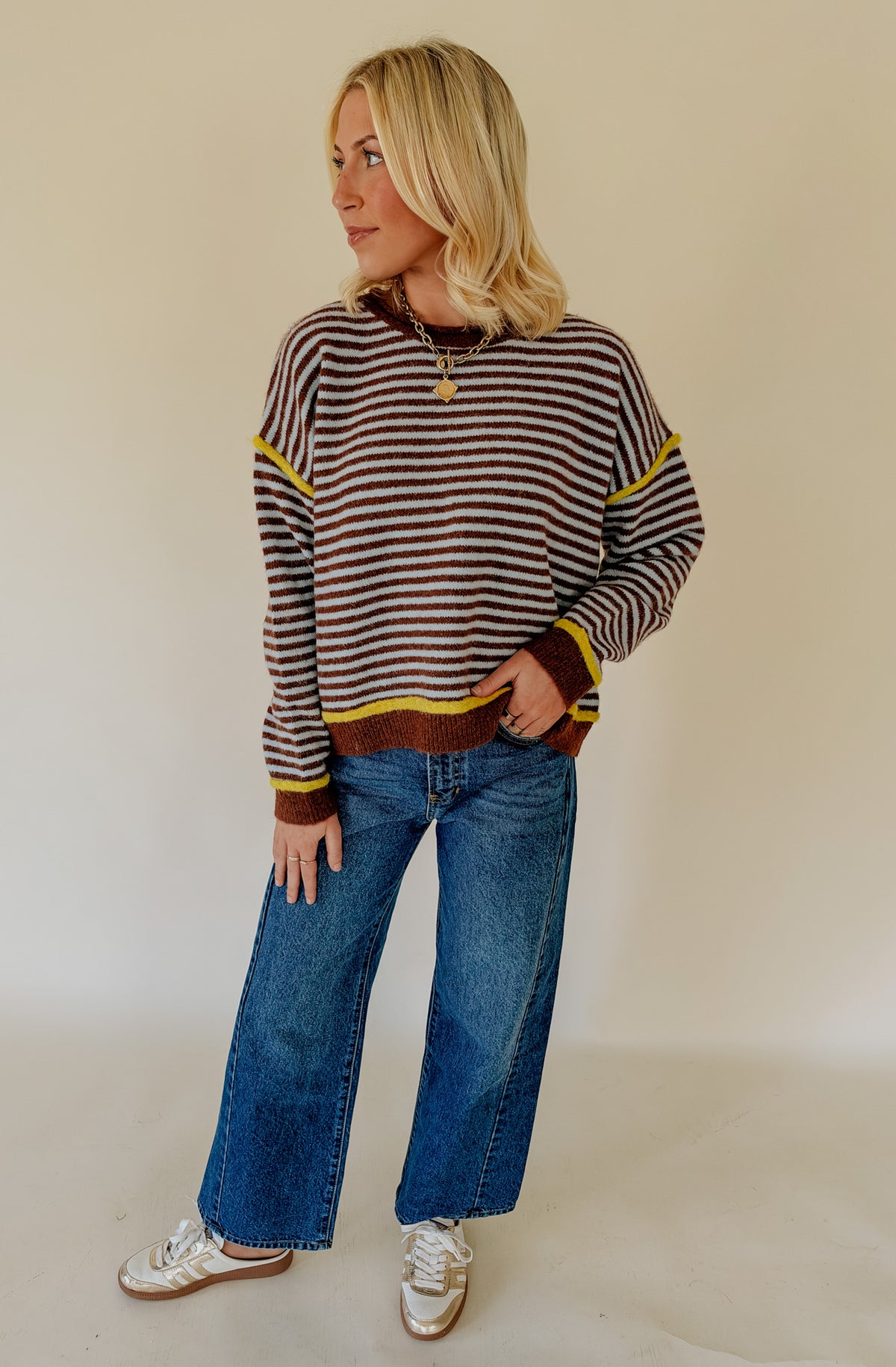 THE PIPER STRIPED SWEATER