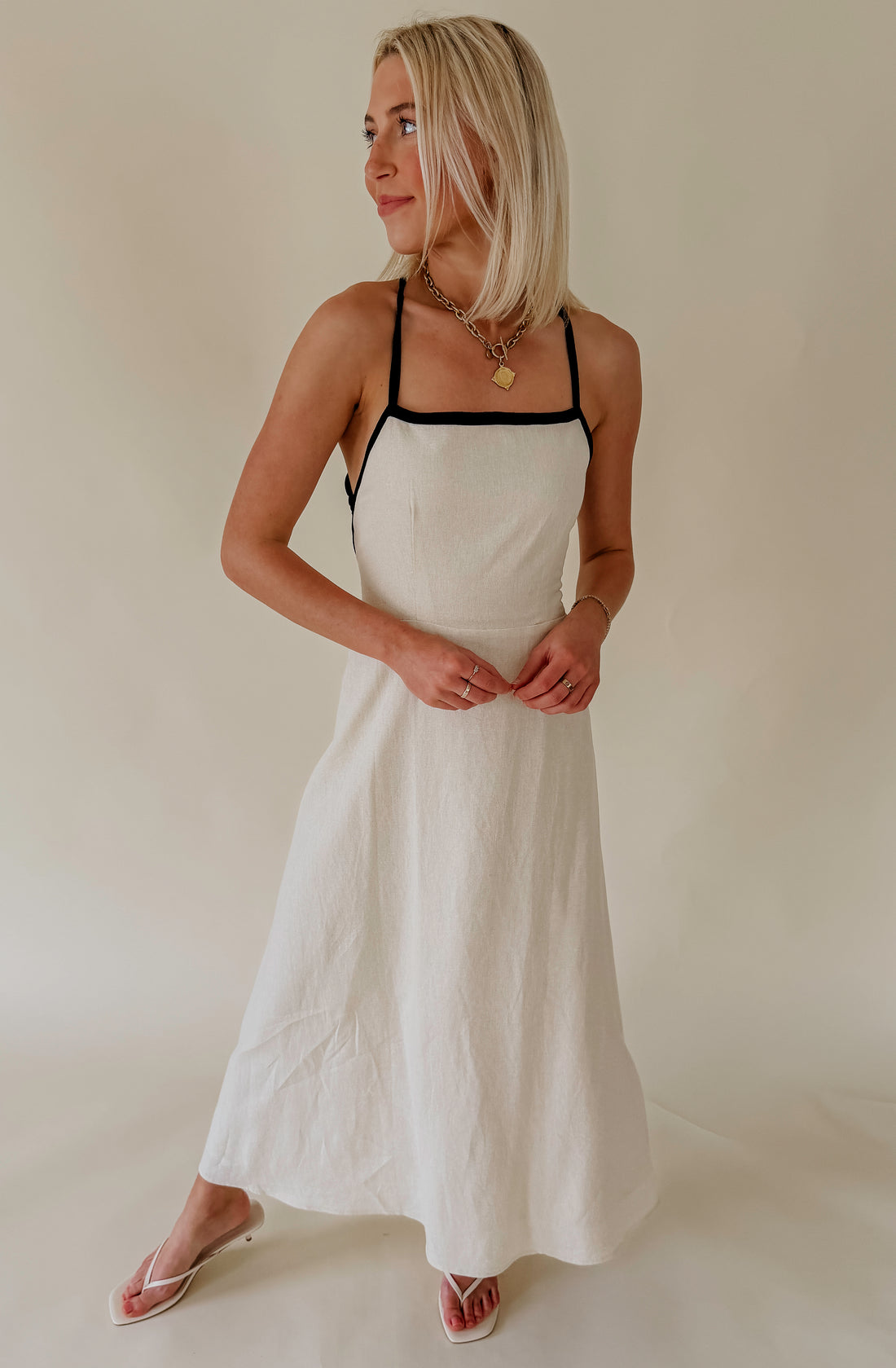 STEVE MADDEN RIYAN MIDI DRESS