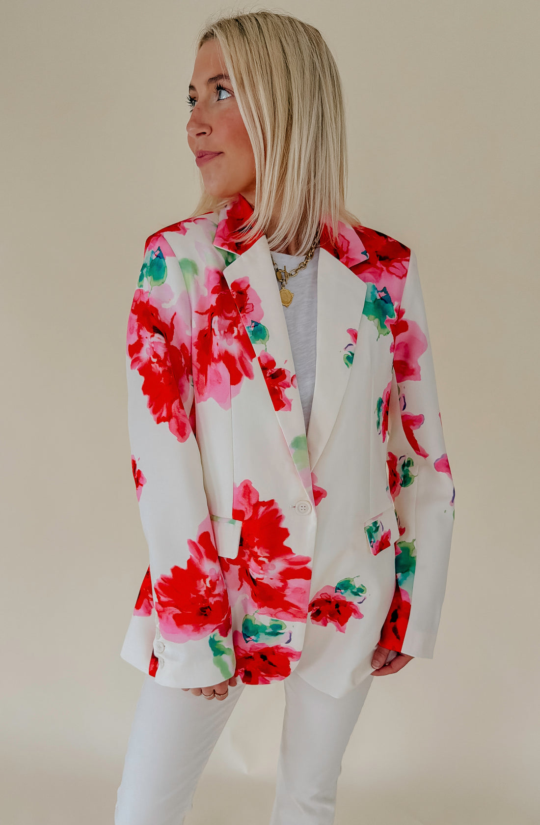 THE VIVIENNE FLORAL BLAZER