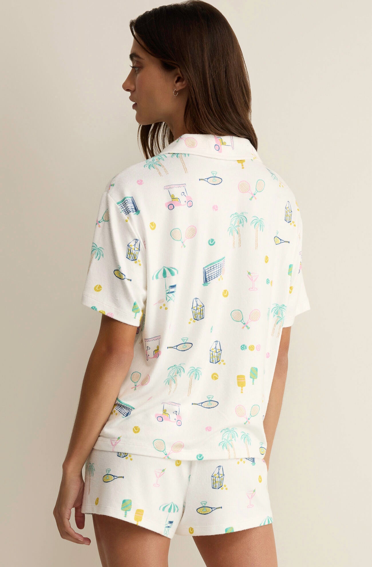 Z SUPPLY COURT SPORTS PJ TOP