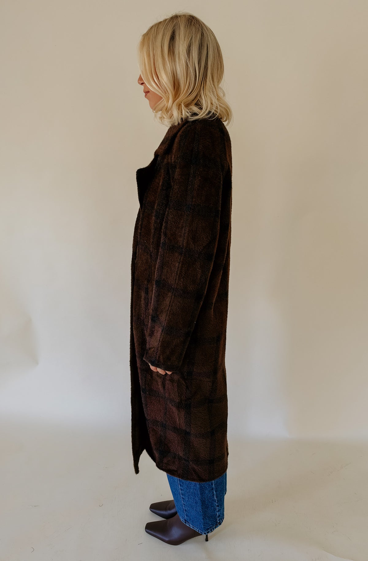 Z SUPPLY CROSBY PLAID COCOON COAT