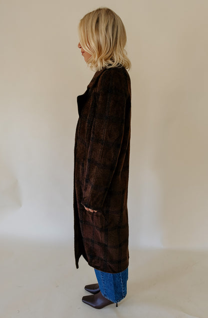 Z SUPPLY CROSBY PLAID COCOON COAT