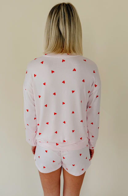 Z SUPPLY MIRA HEART LONG SLEEVE TOP