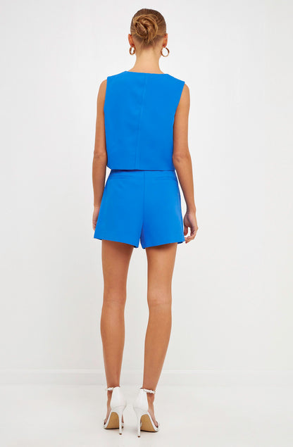 BLUE ME AWAY TAILORED SHORTS