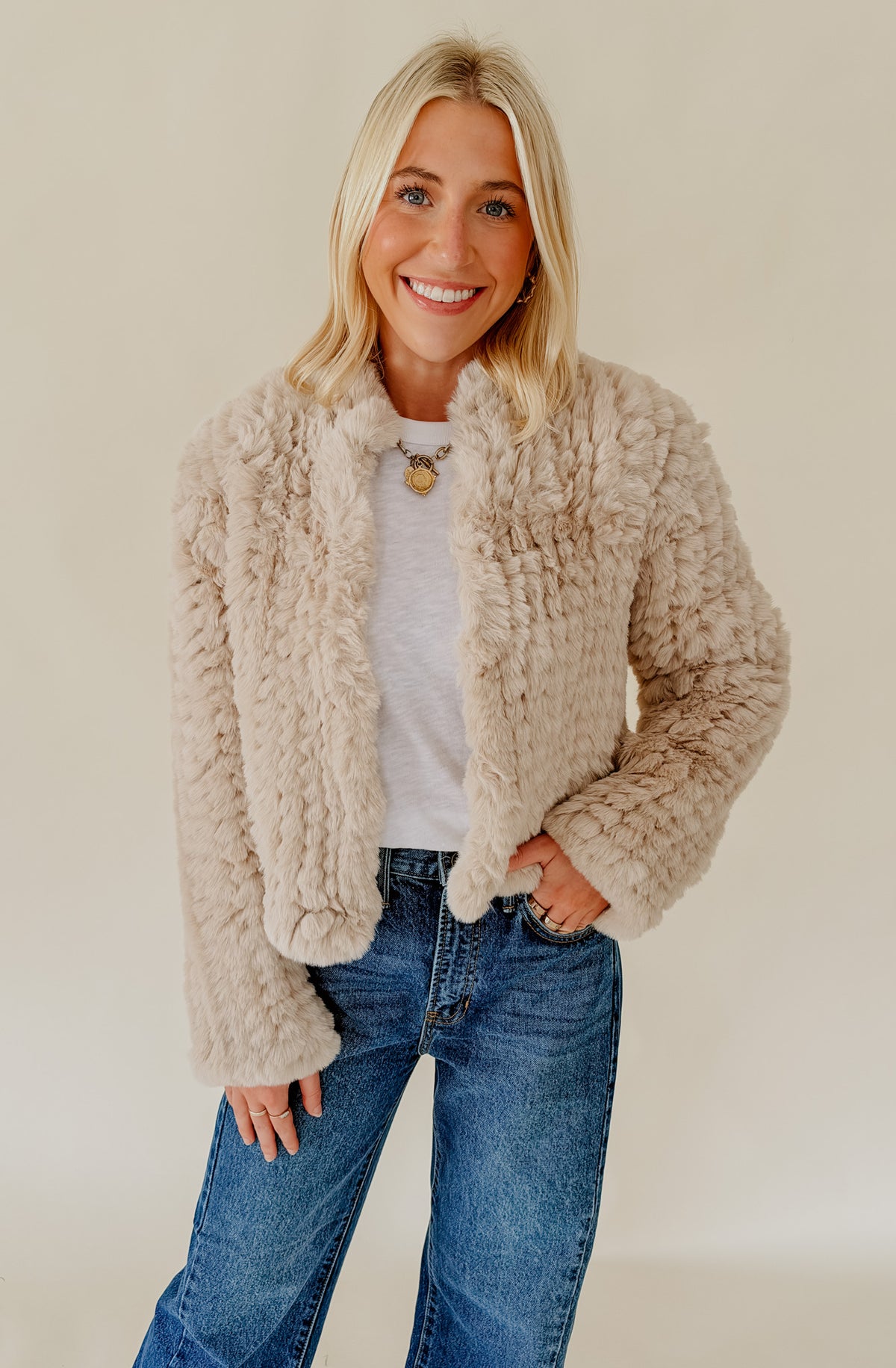 HEARTLOOM ALDEN FAUX FUR JACKET