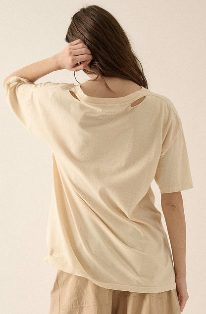 MALIBU DISTRESSED GRAPHIC TEE