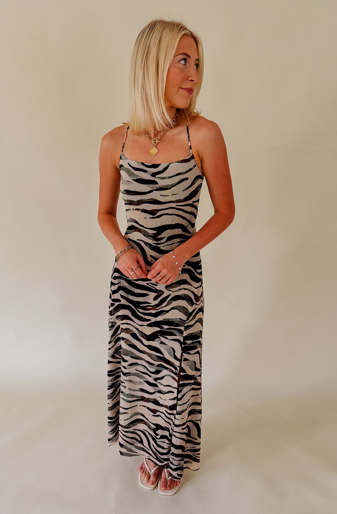 STEVE MADDEN ADELLA MIDI DRESS