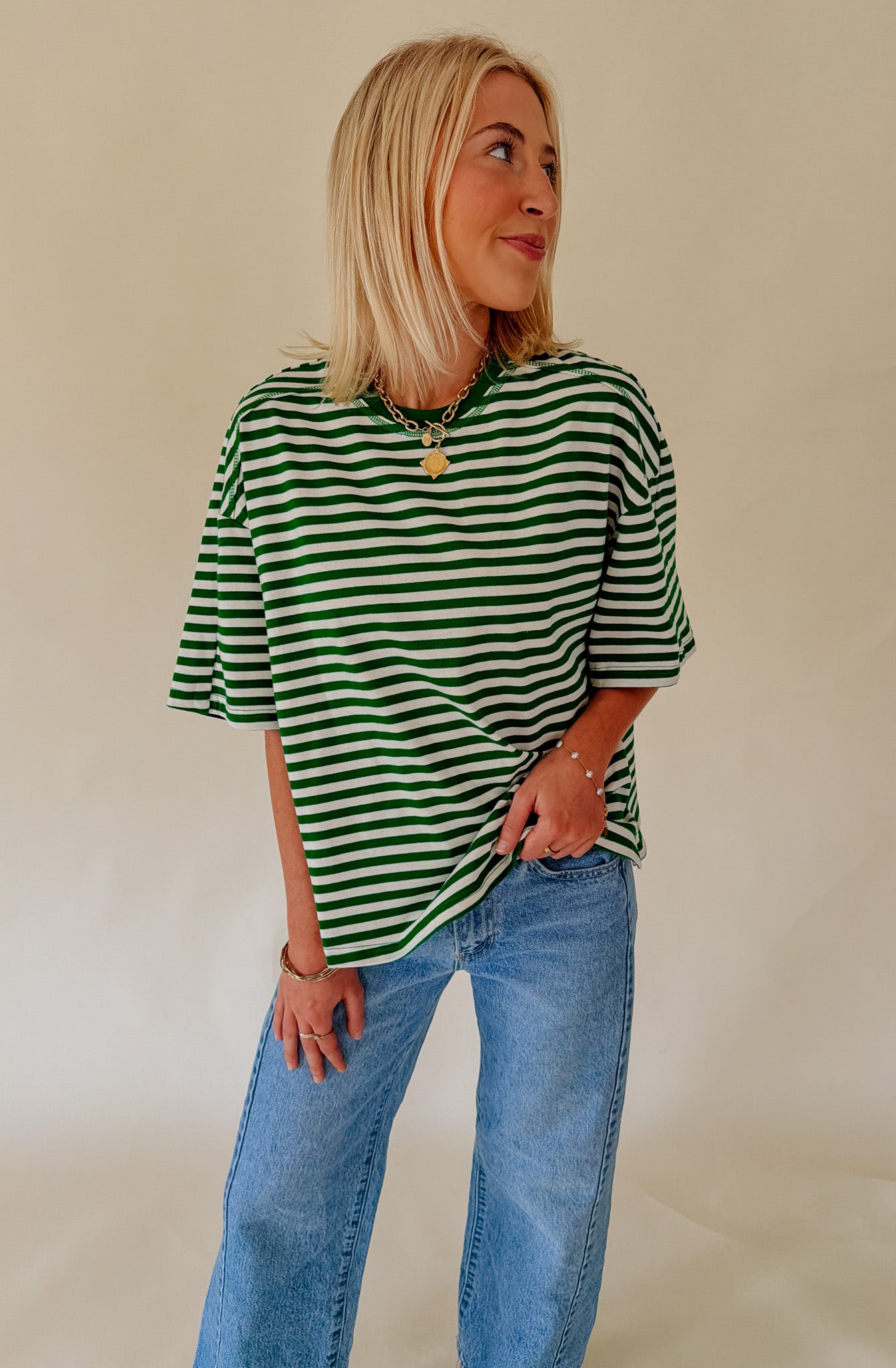 THE MAX RELAXED STRIPED TEE
