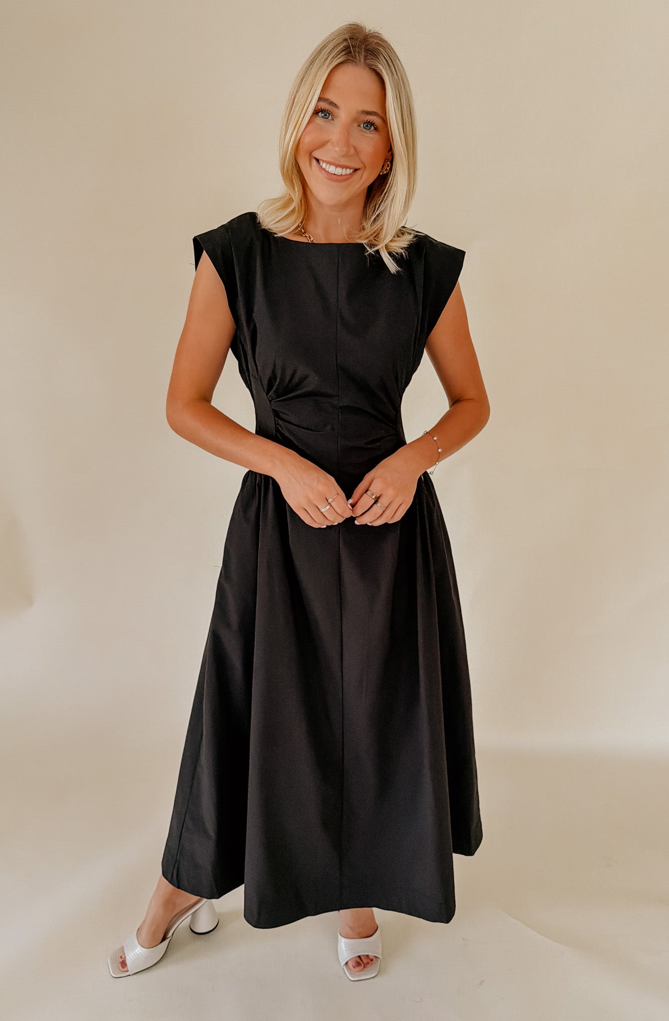 THE LITTLE BLACK MIDI DRESS
