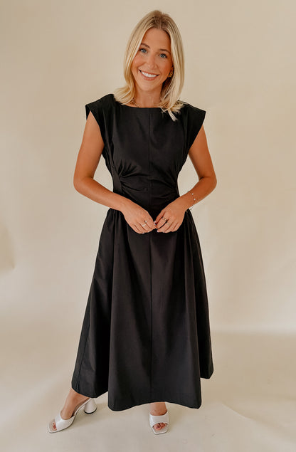 THE LITTLE BLACK MIDI DRESS