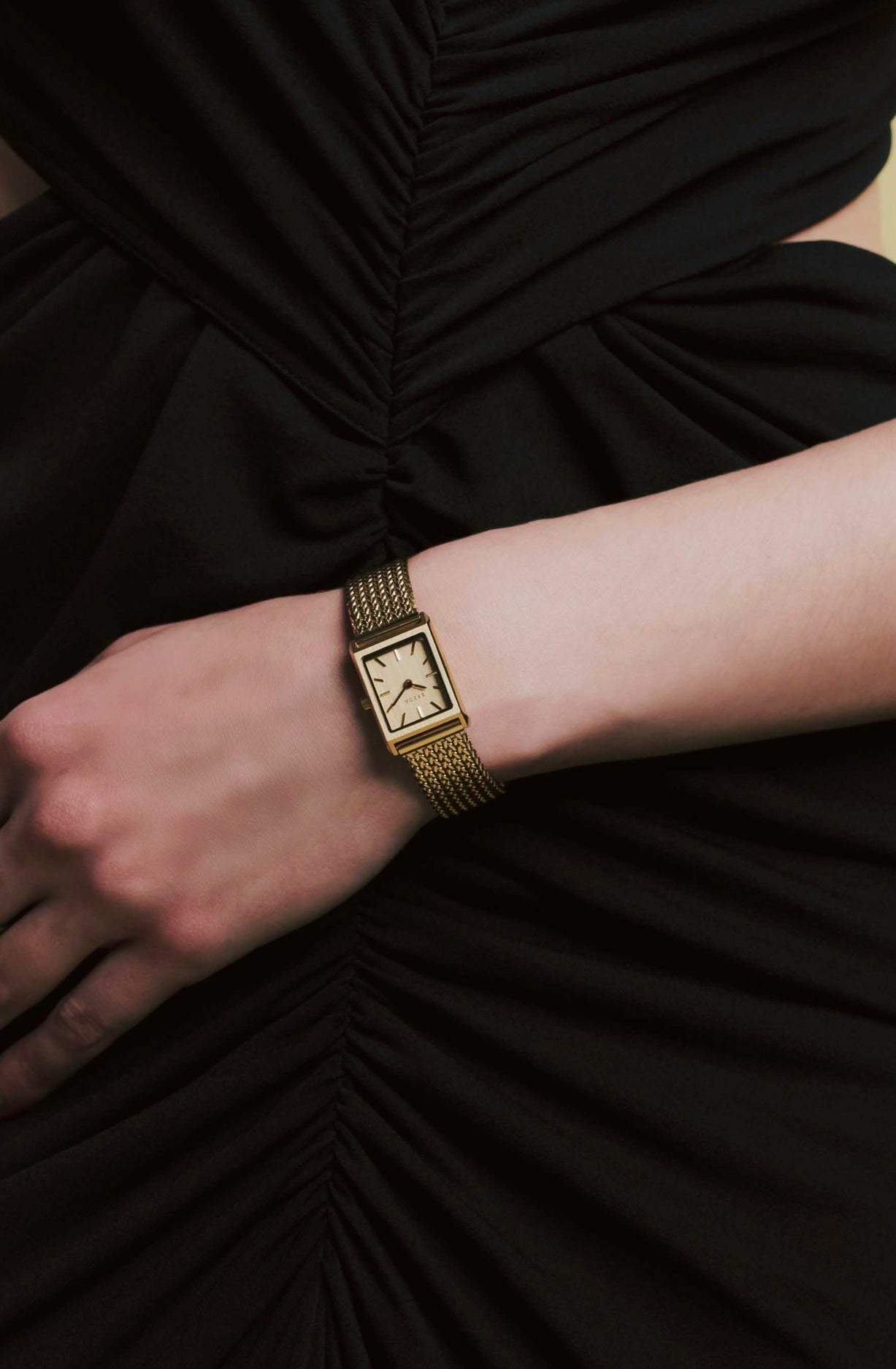 BREDA VIRGIL TETHERED SMALL RECTANGLE WATCH