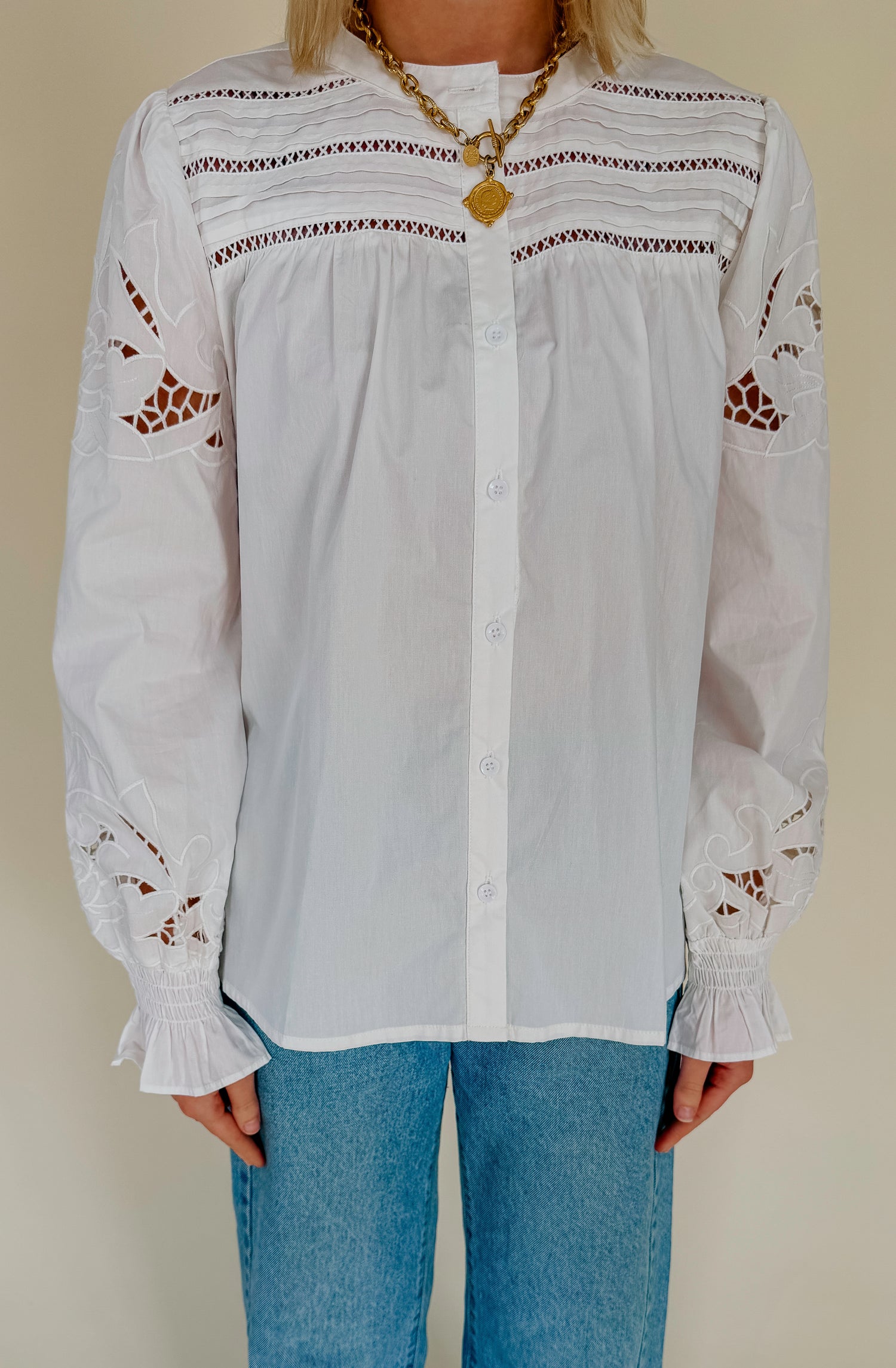 THE TAYLOR POPLIN BLOUSE