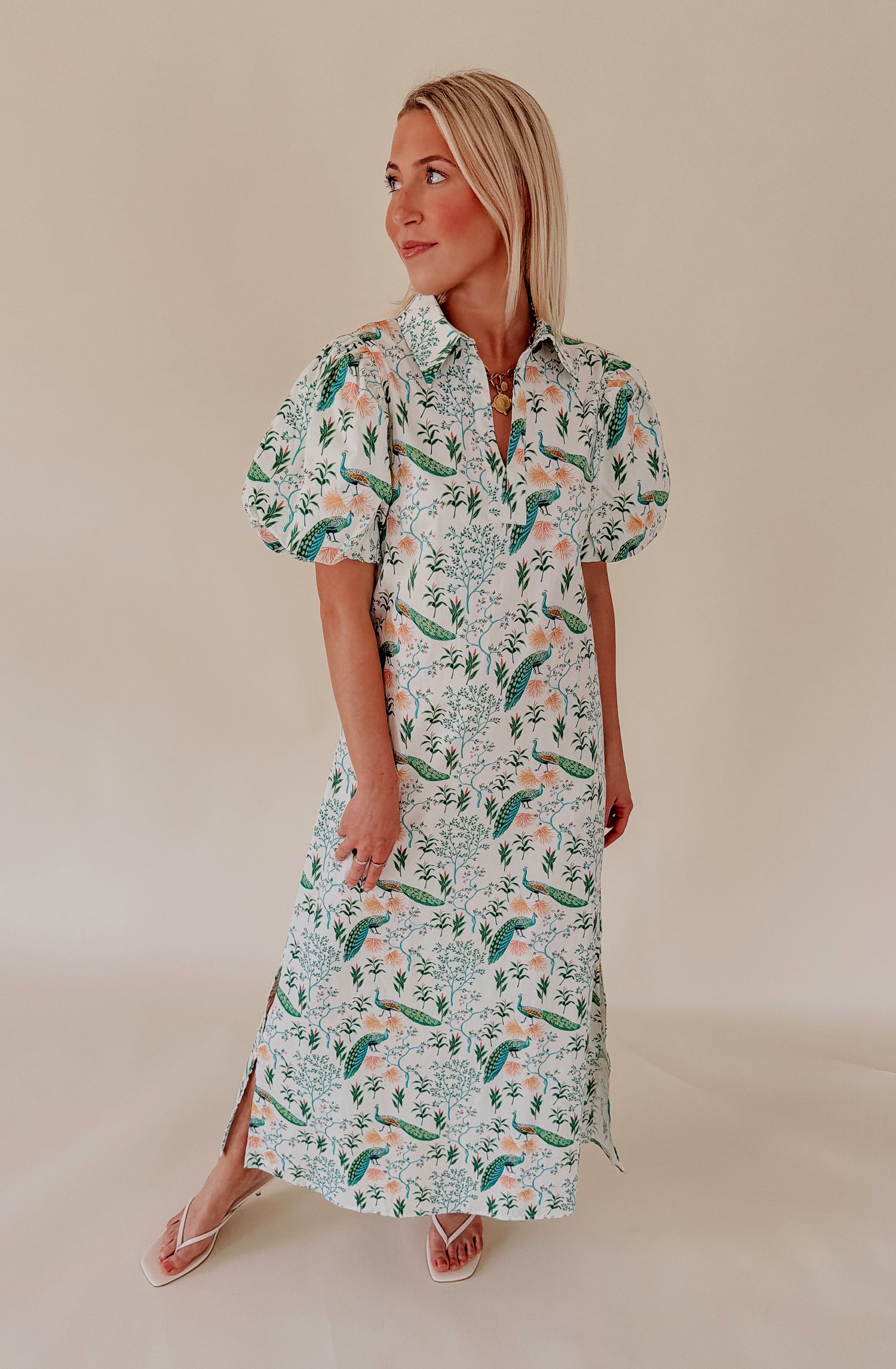 THE CECELIA SHIFT MIDI DRESS