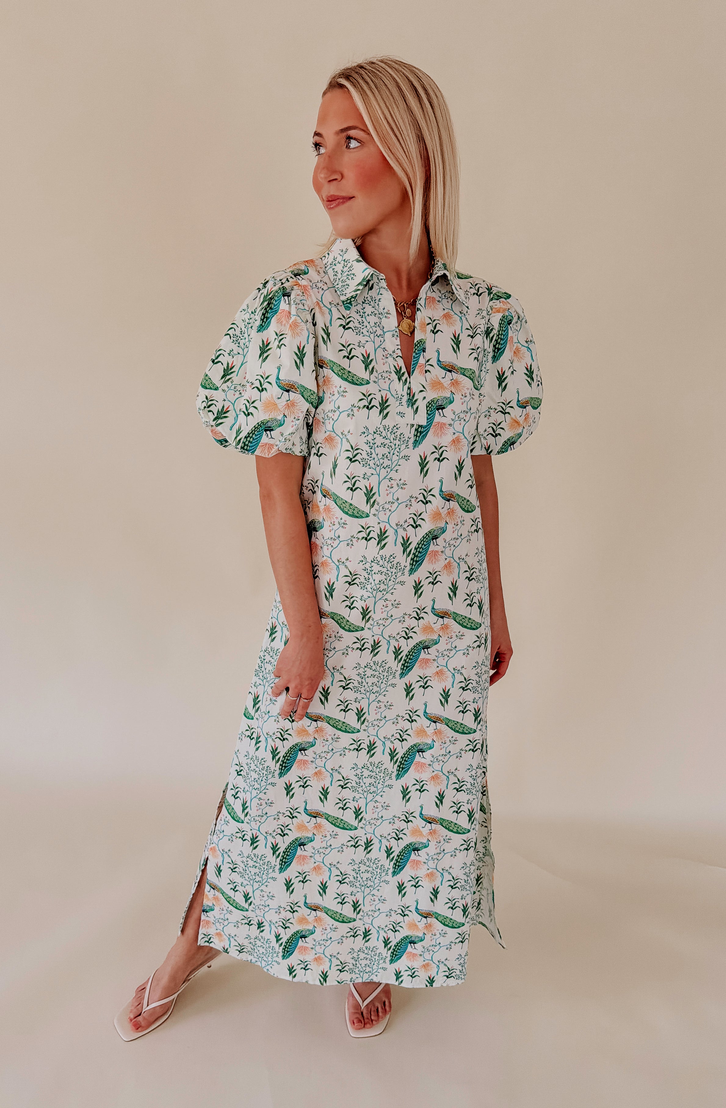 THE CECELIA SHIFT MIDI DRESS