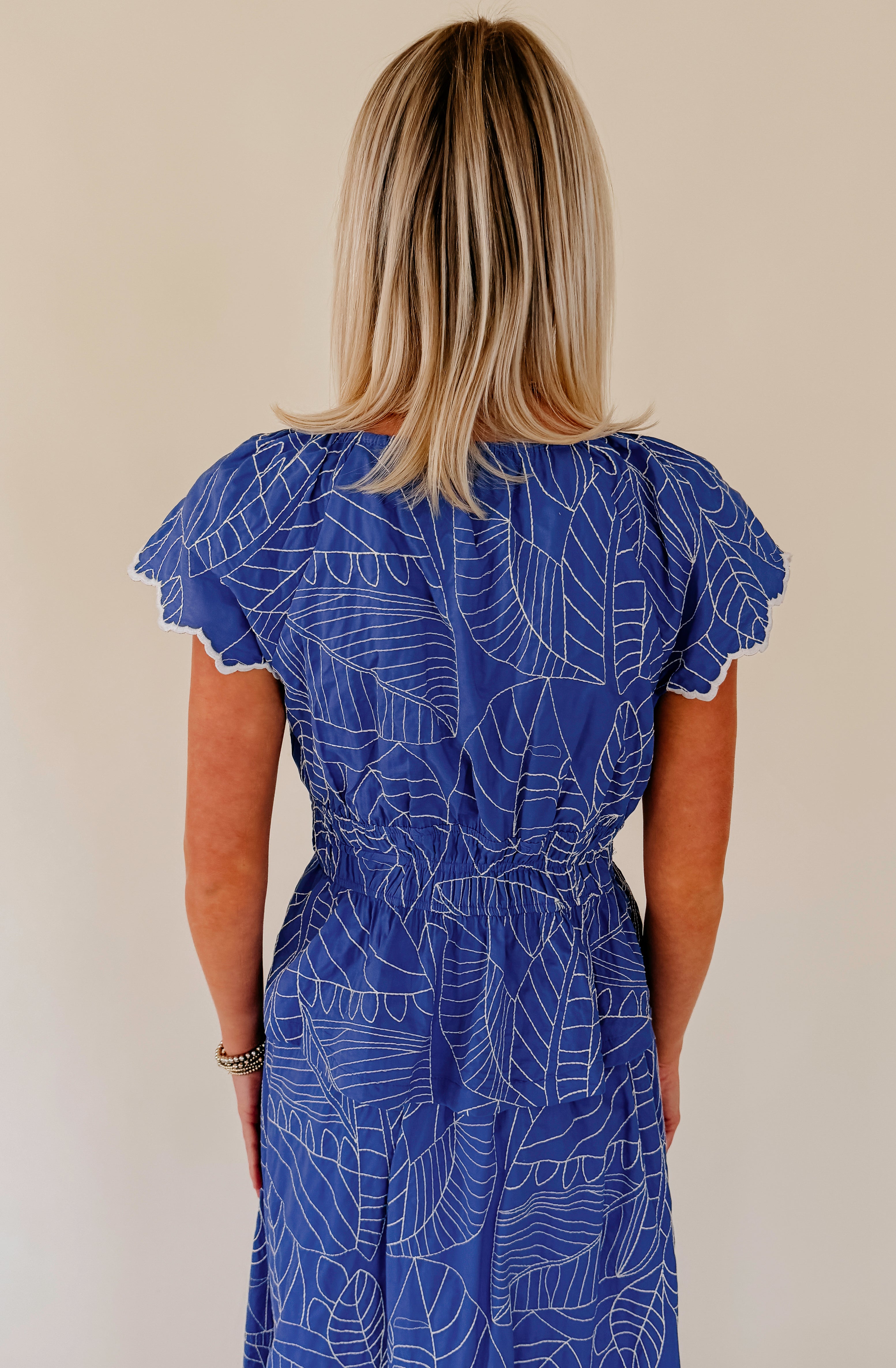 THE BALI EMBROIDERED TOP