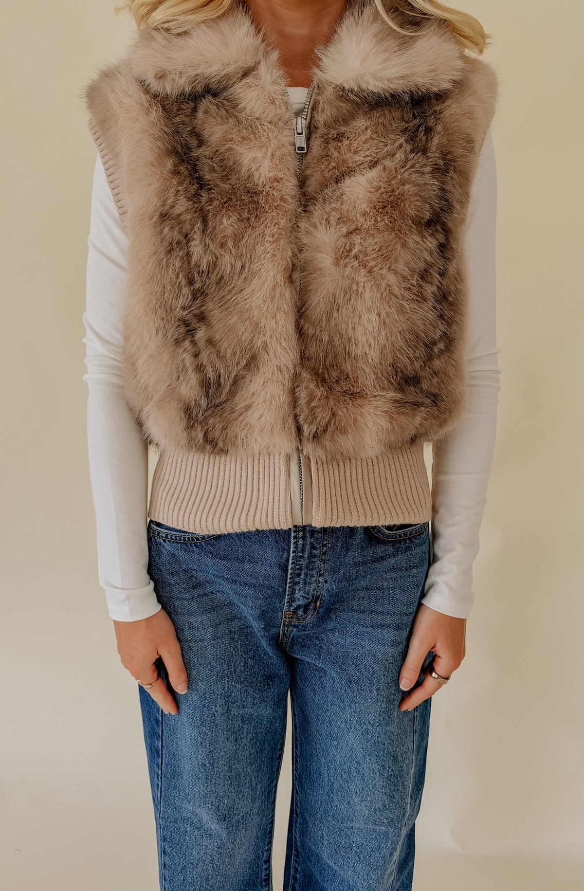 HEARTLOOM AYRA FAUX FUR VEST