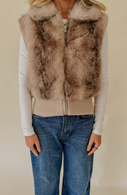 HEARTLOOM AYRA FAUX FUR VEST