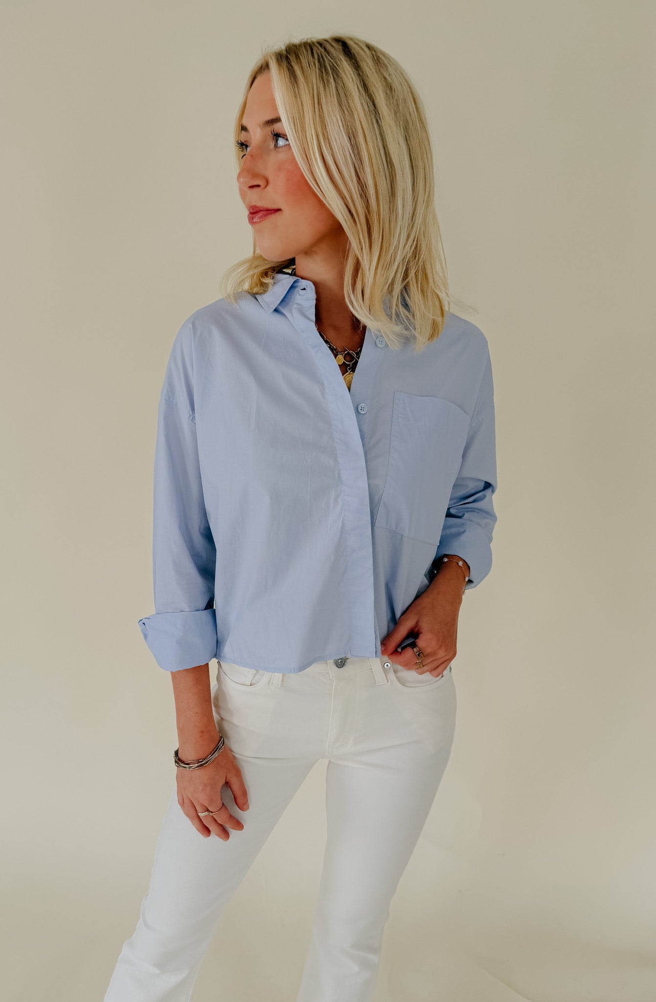 Z SUPPLY FAVORITE BUTTON UP TOP