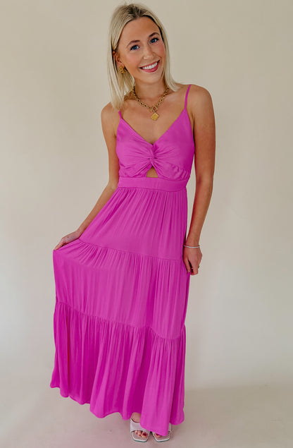 LAVENDER BROWN AURORA DRESS