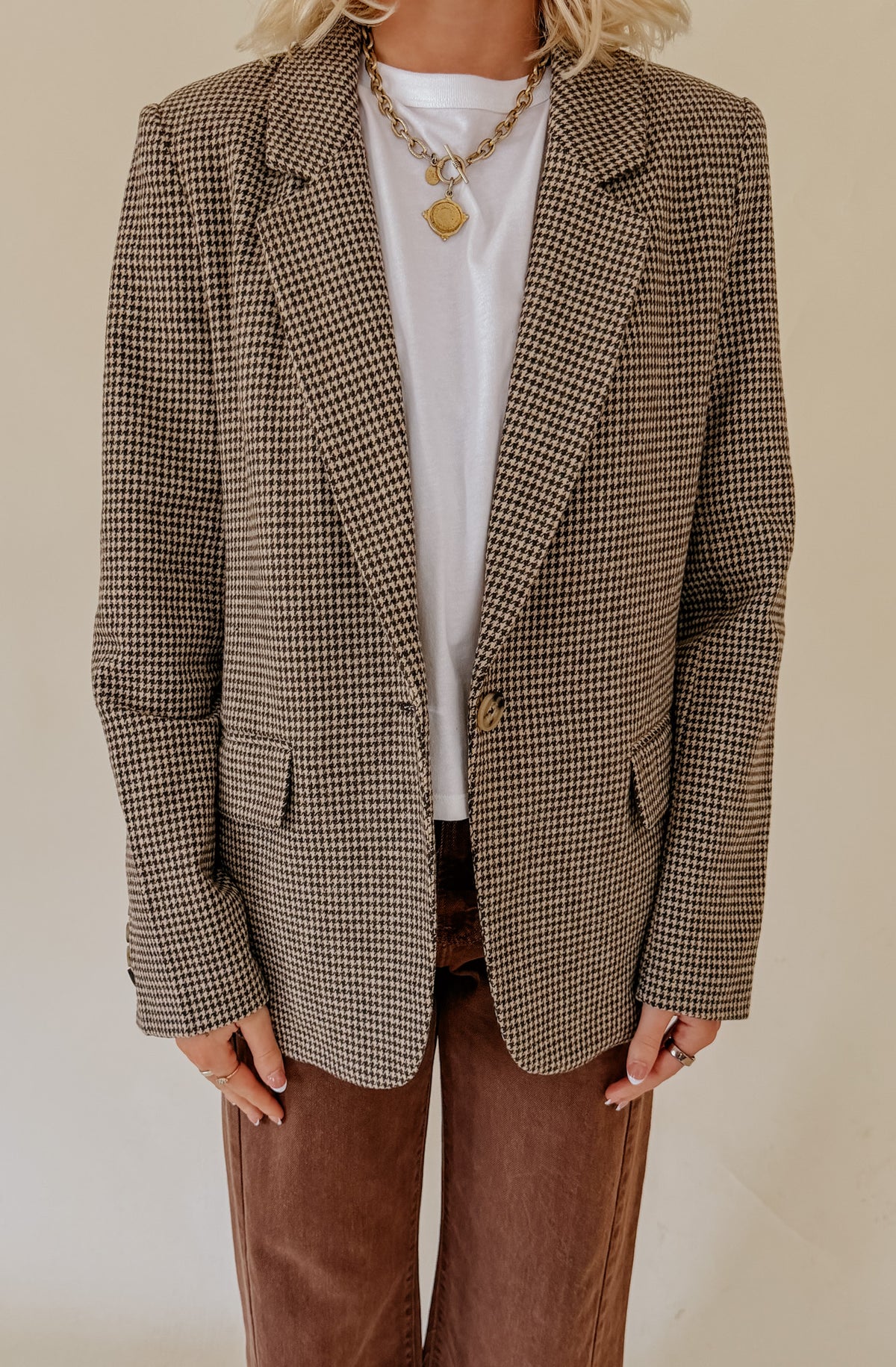 Z SUPPLY EVAN CHECK BLAZER