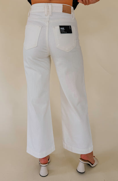 PAIGE ANESSA DENIM IN LIGHT ECRU