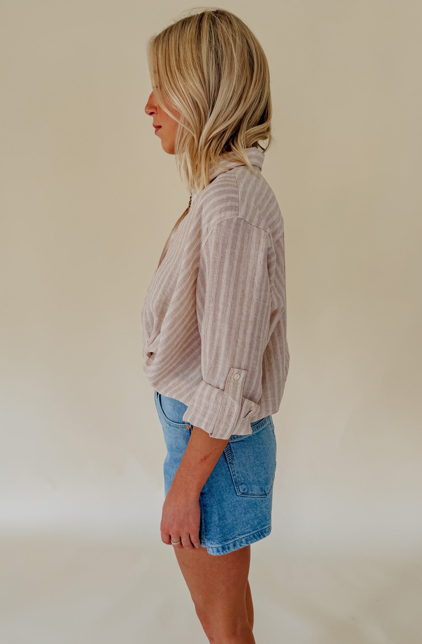 HEARTLOOM RENE BUTTONED BLOUSE