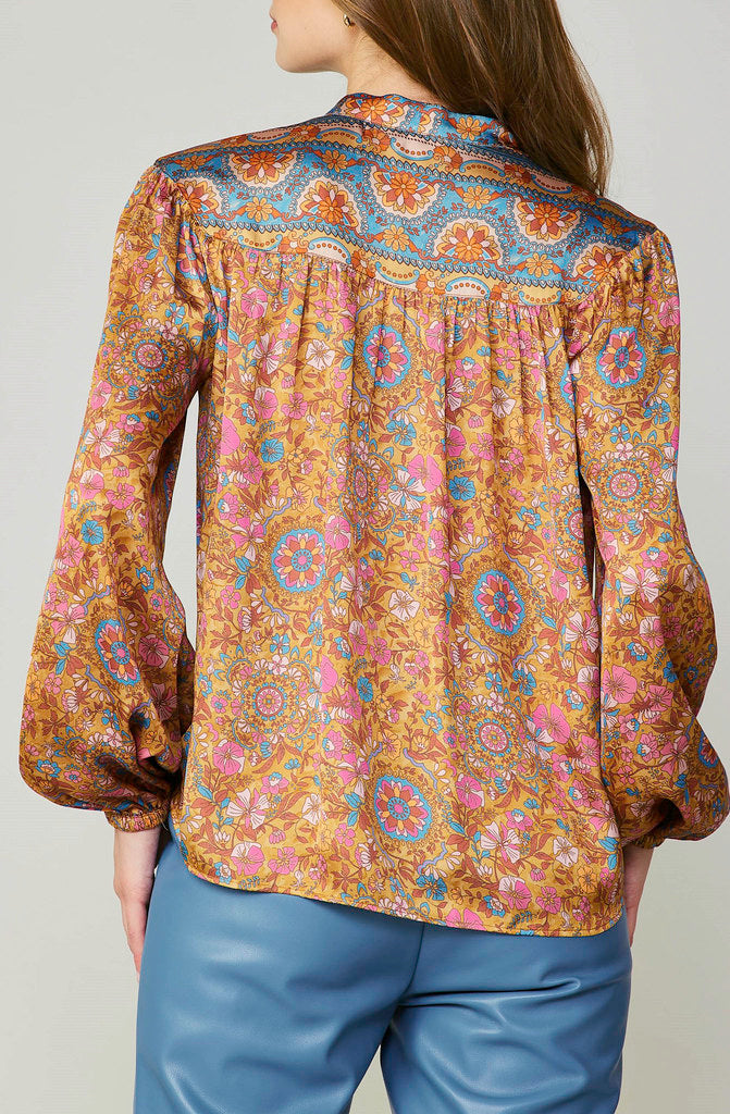 THE SEDONA FLORAL BLOUSE