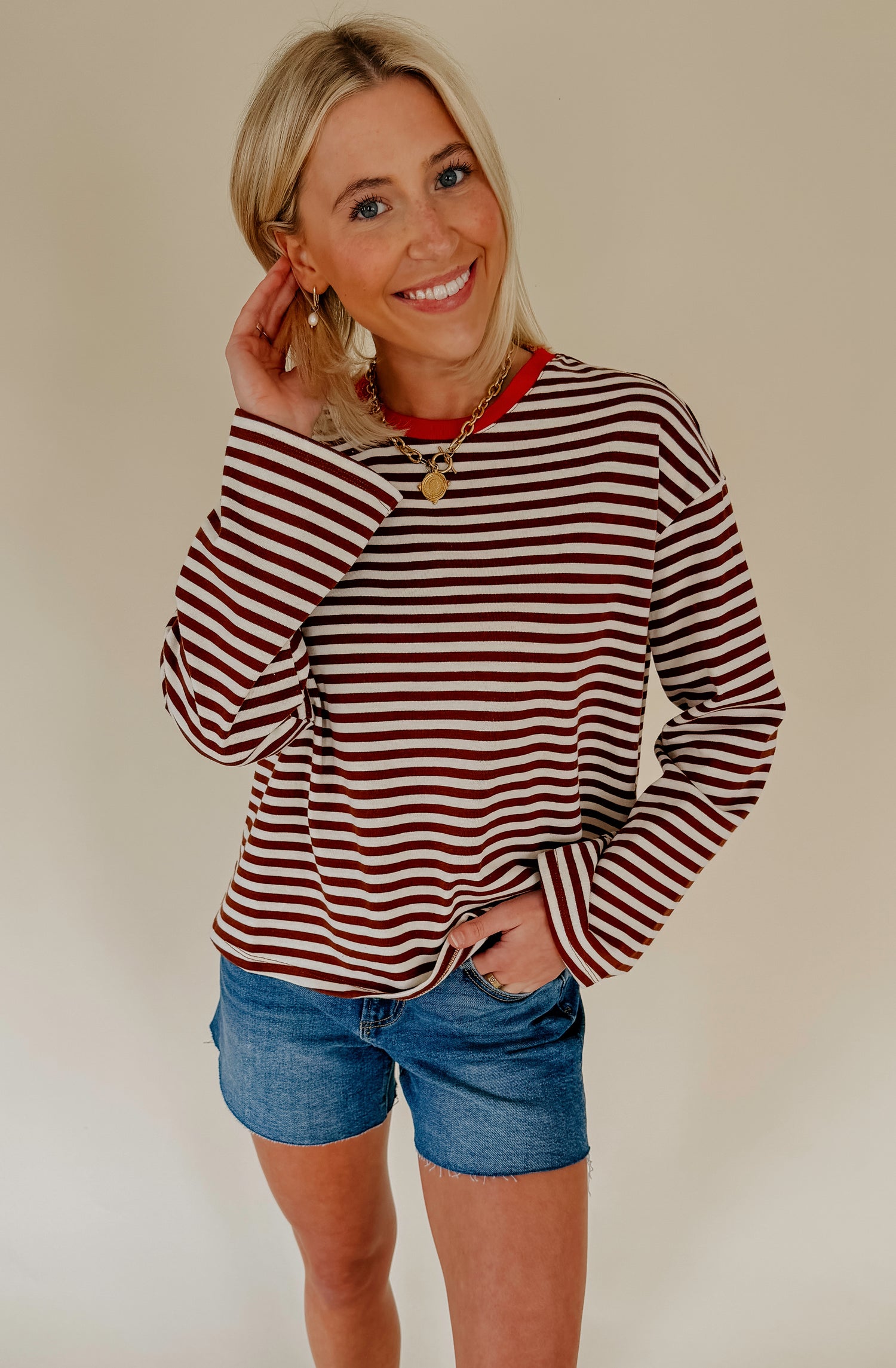 THE CALLAHAN STRIPED HEAVYWEIGHT TEE