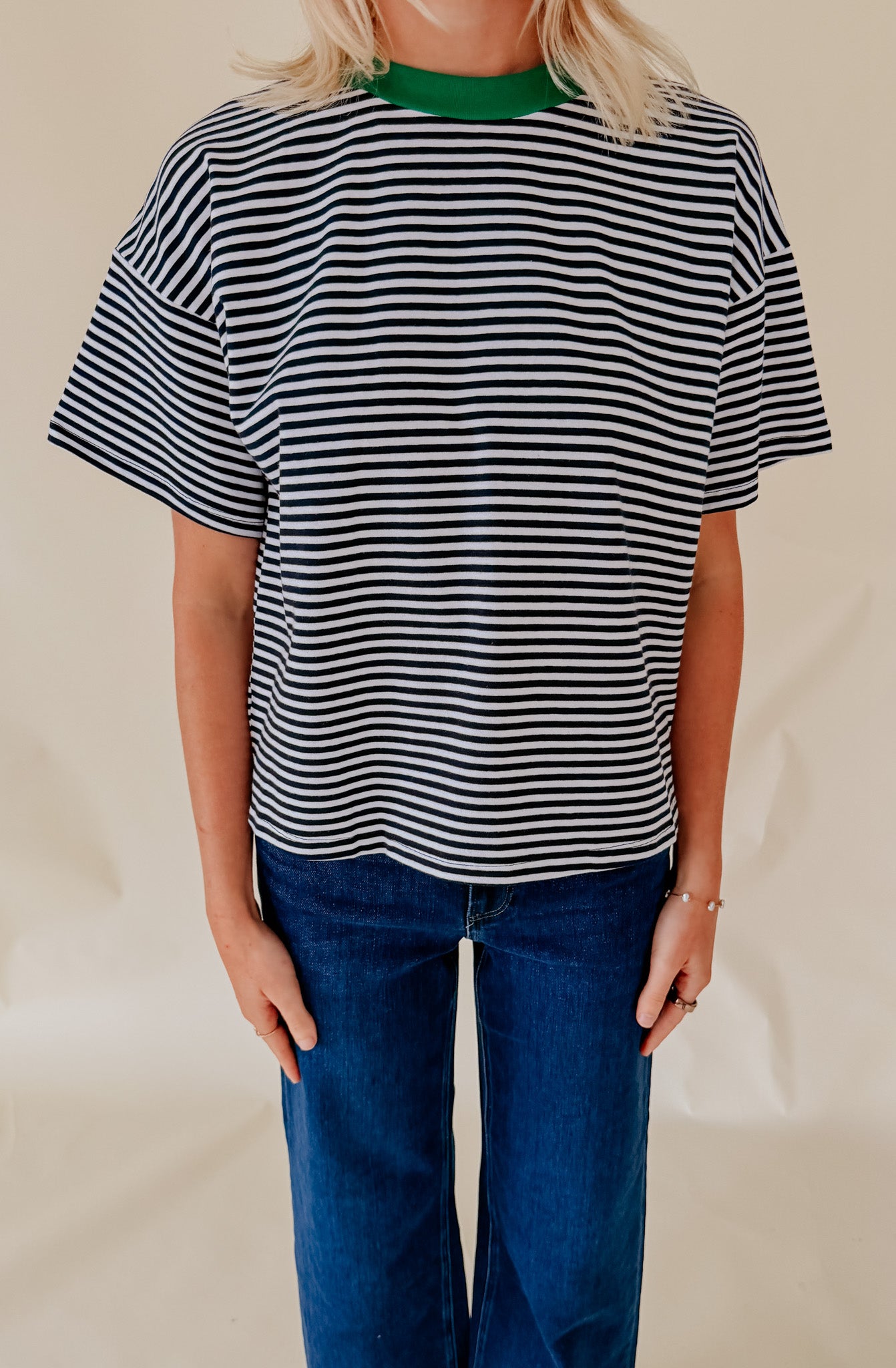 THE CELESTE STRIPED TEE