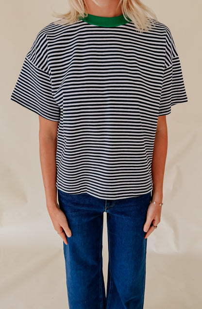 THE CELESTE STRIPED TEE