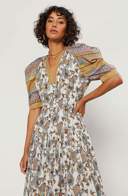 THE TIKI BAR MIDI DRESS