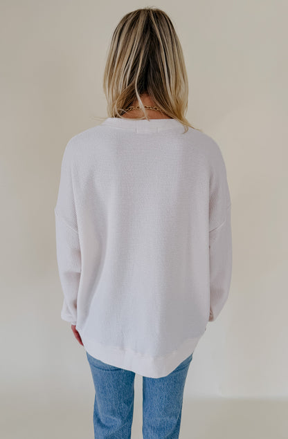 RIBBED ARKANSAS LIGHTWEIGHT KNIT TOP