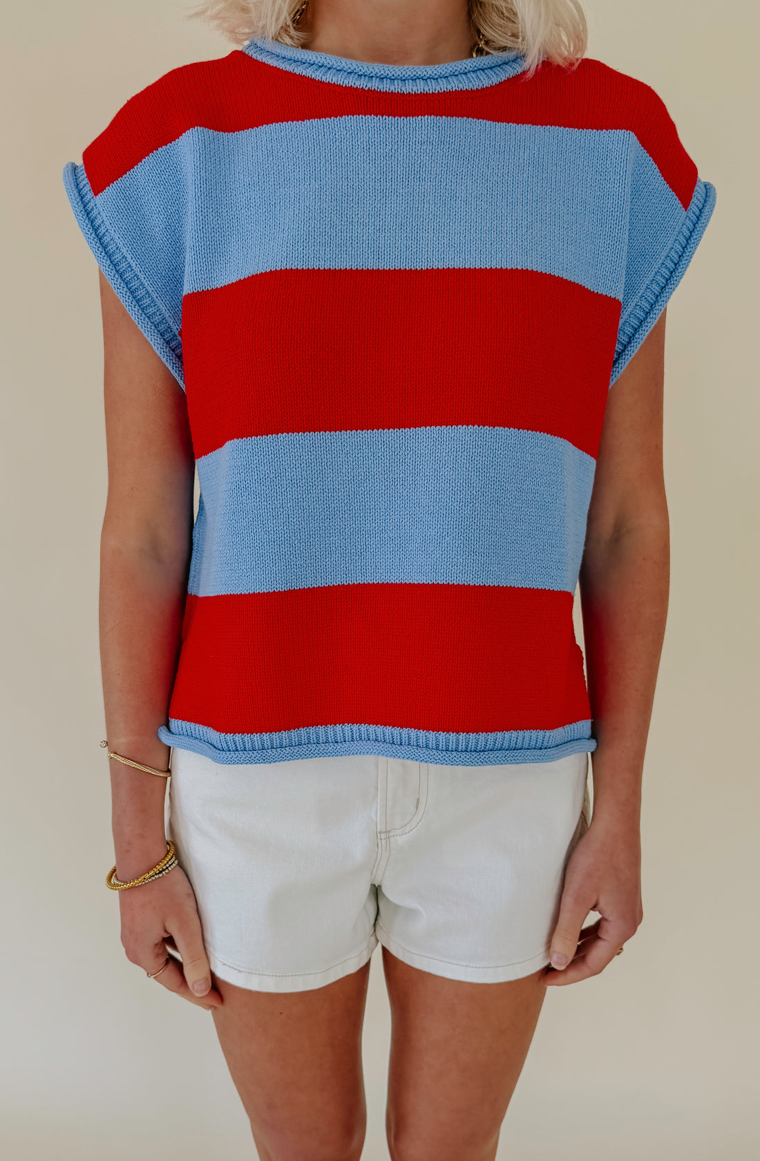 BLOCK IT OUT SWEATER TANK