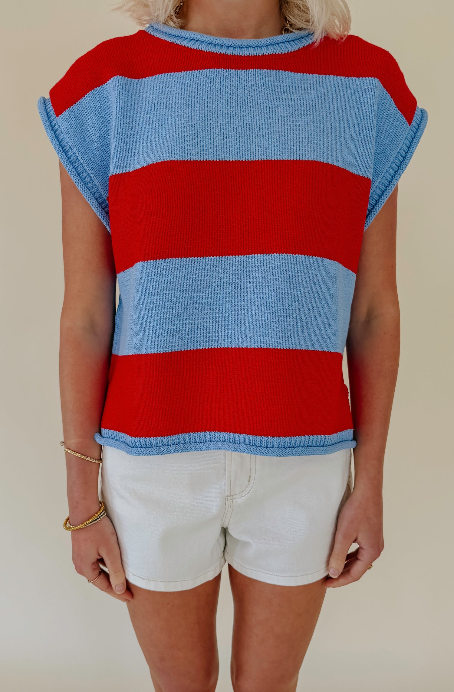 BLOCK IT OUT SWEATER TANK
