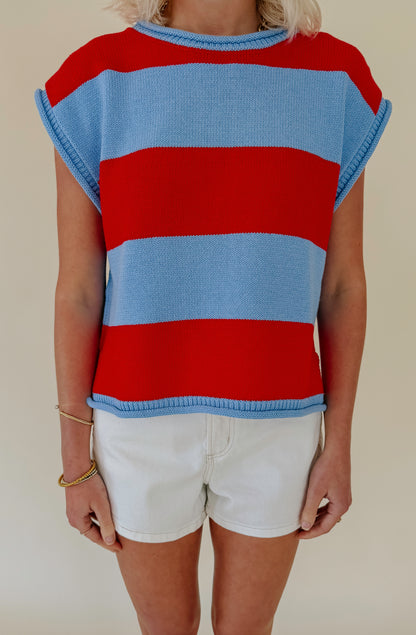 BLOCK IT OUT SWEATER TANK