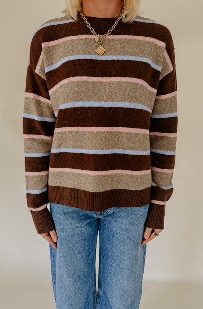 DAZE CARLYLE STRIPED SWEATER