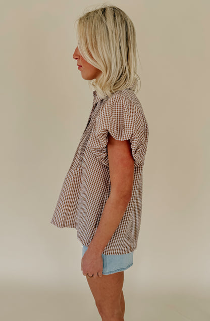 PLOT TWIST BUTTONED BLOUSE