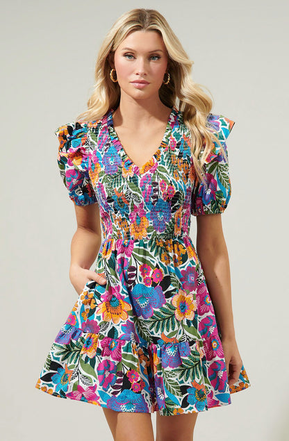 THE ELENA SMOCKED DRESS