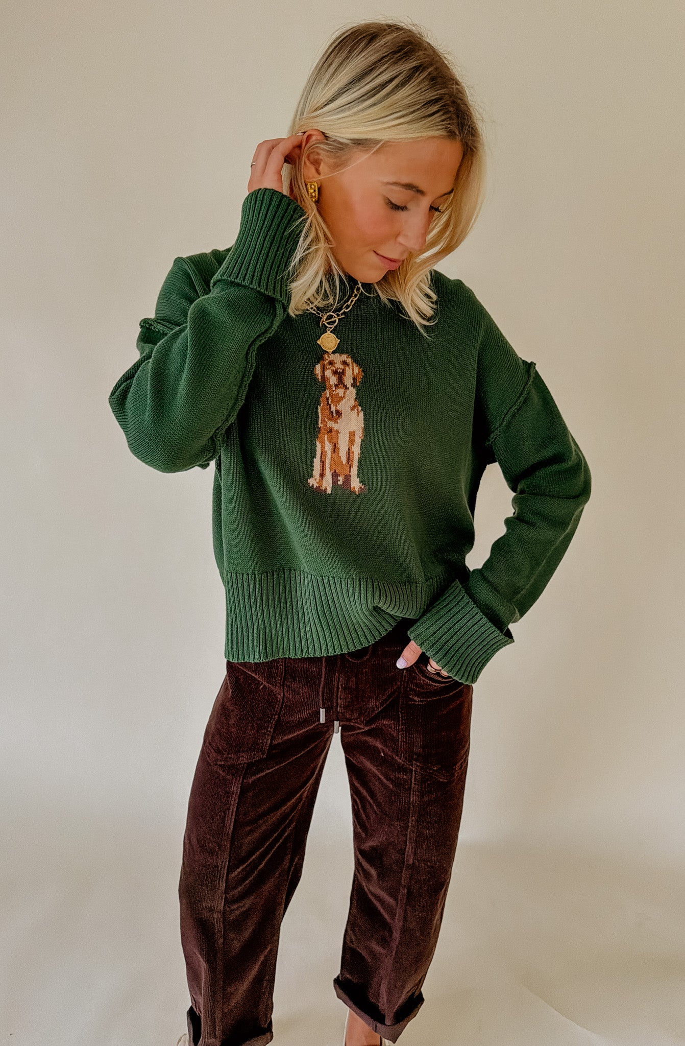 SO FETCH CREW NECK SWEATER