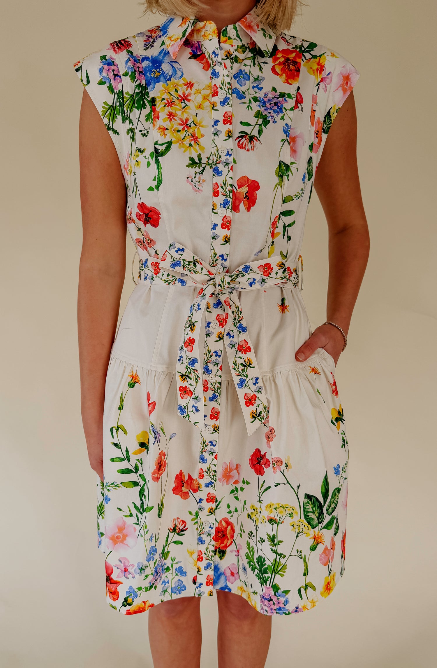 THE LAUREN BUTTONED DRESS