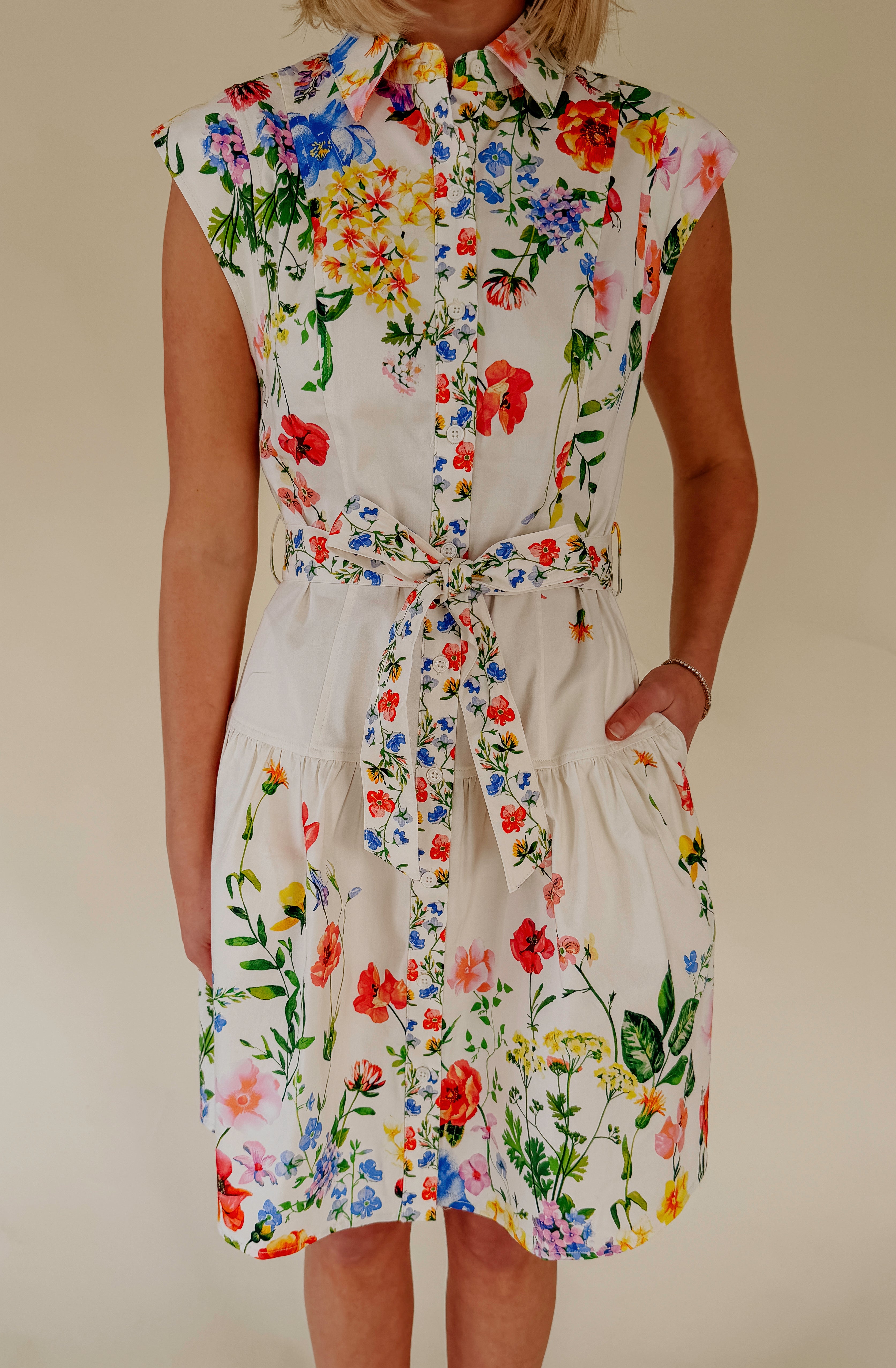 THE LAUREN BUTTONED DRESS