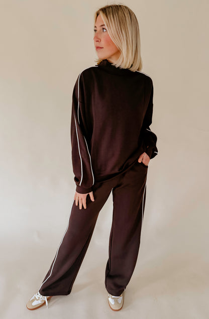 LIGHT AS AIR MODAL SCUBA PANT WITH PIPING