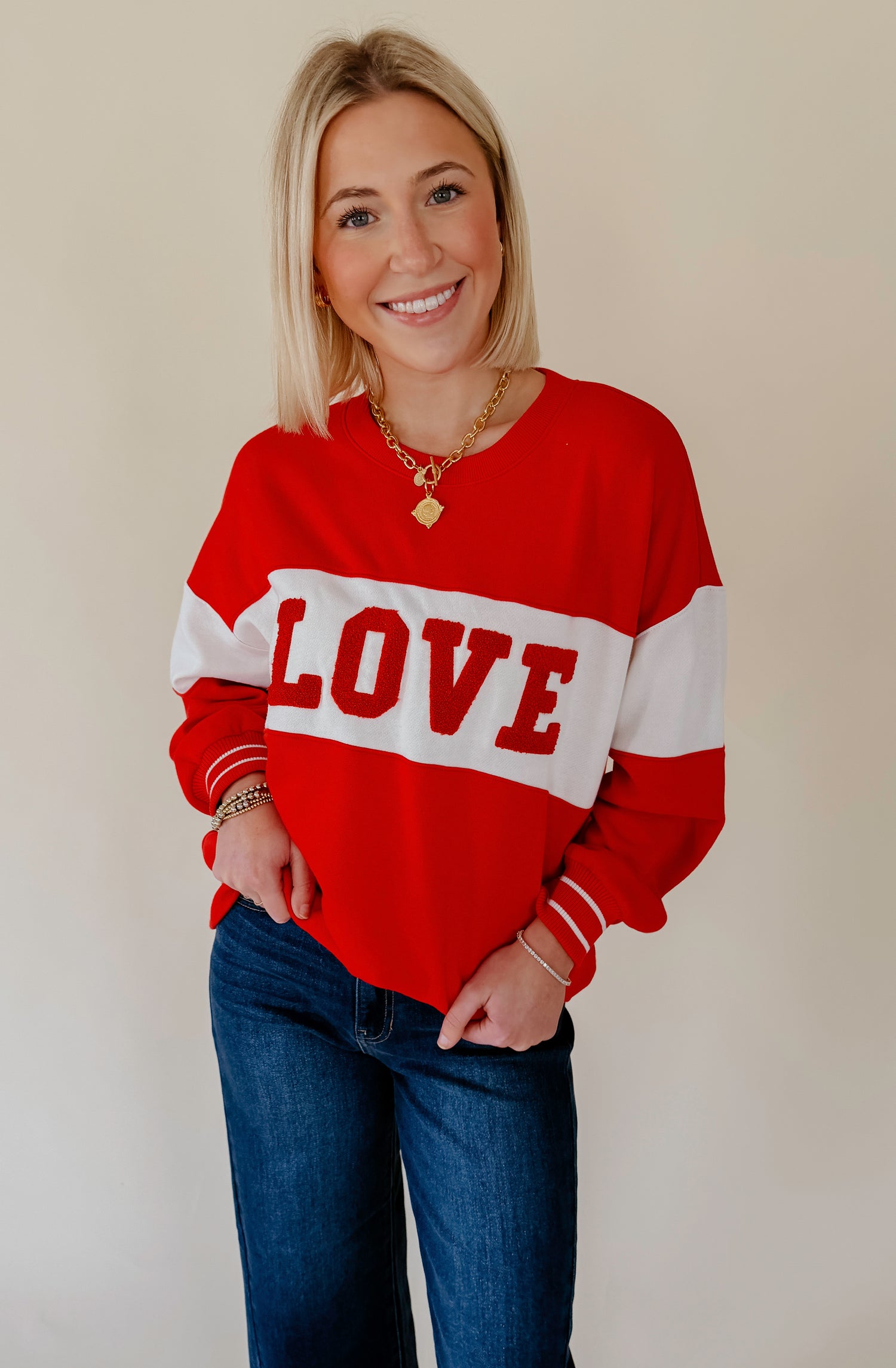 Z SUPPLY OVERSIZED LOVE SWEATSHIRT