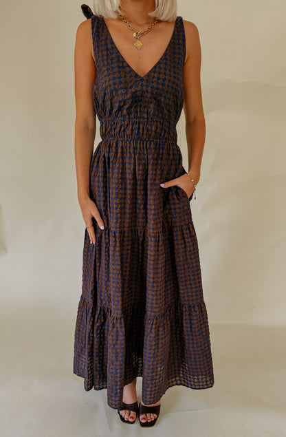 TIE AGAIN MIDI DRESS