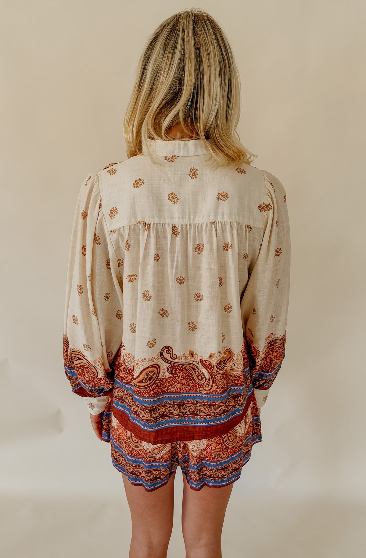 DRESS TO RIO POEMA PRINT BLOUSE