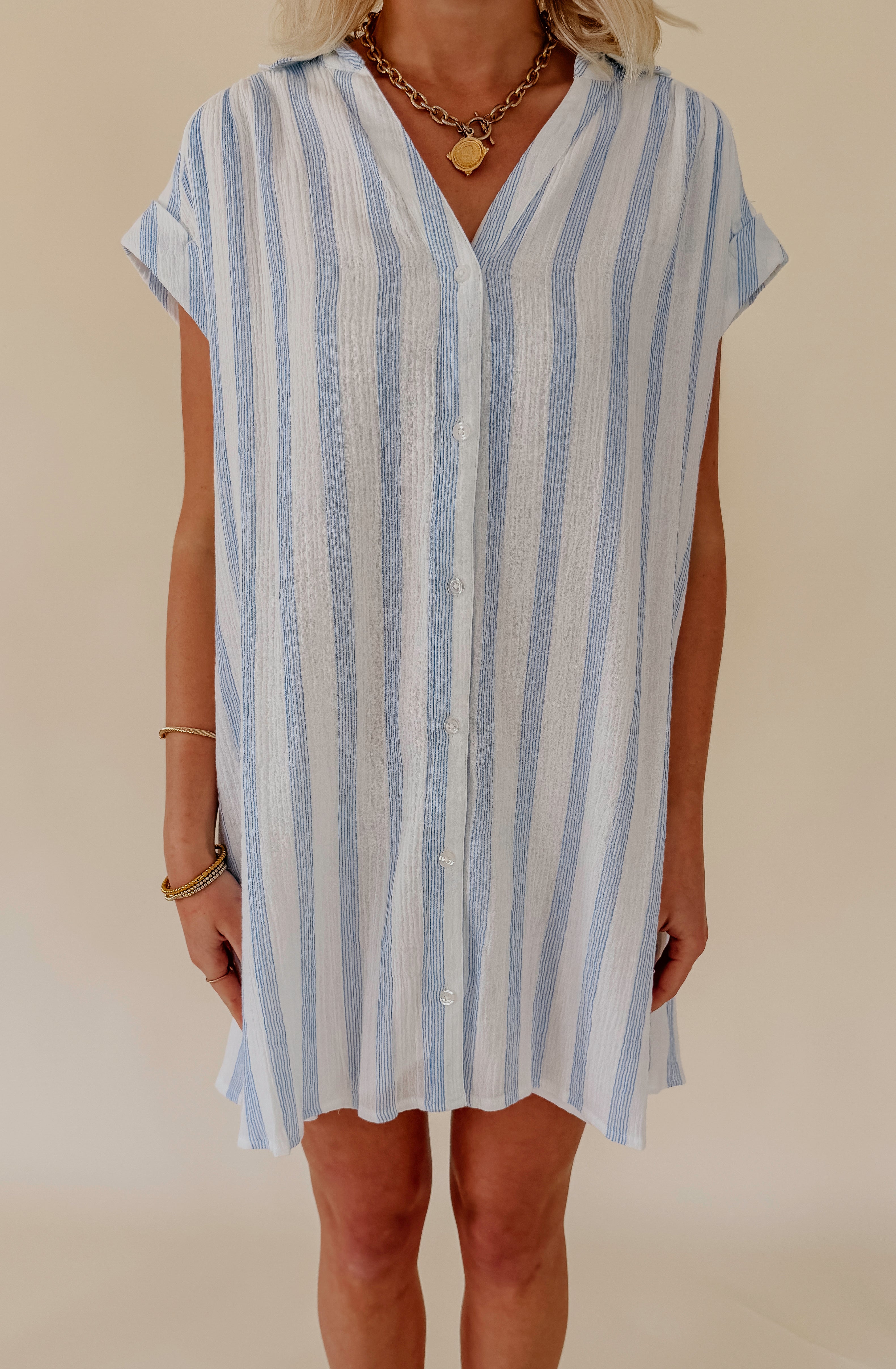 Z SUPPLY SHELLBOUND STRIPED DRESS
