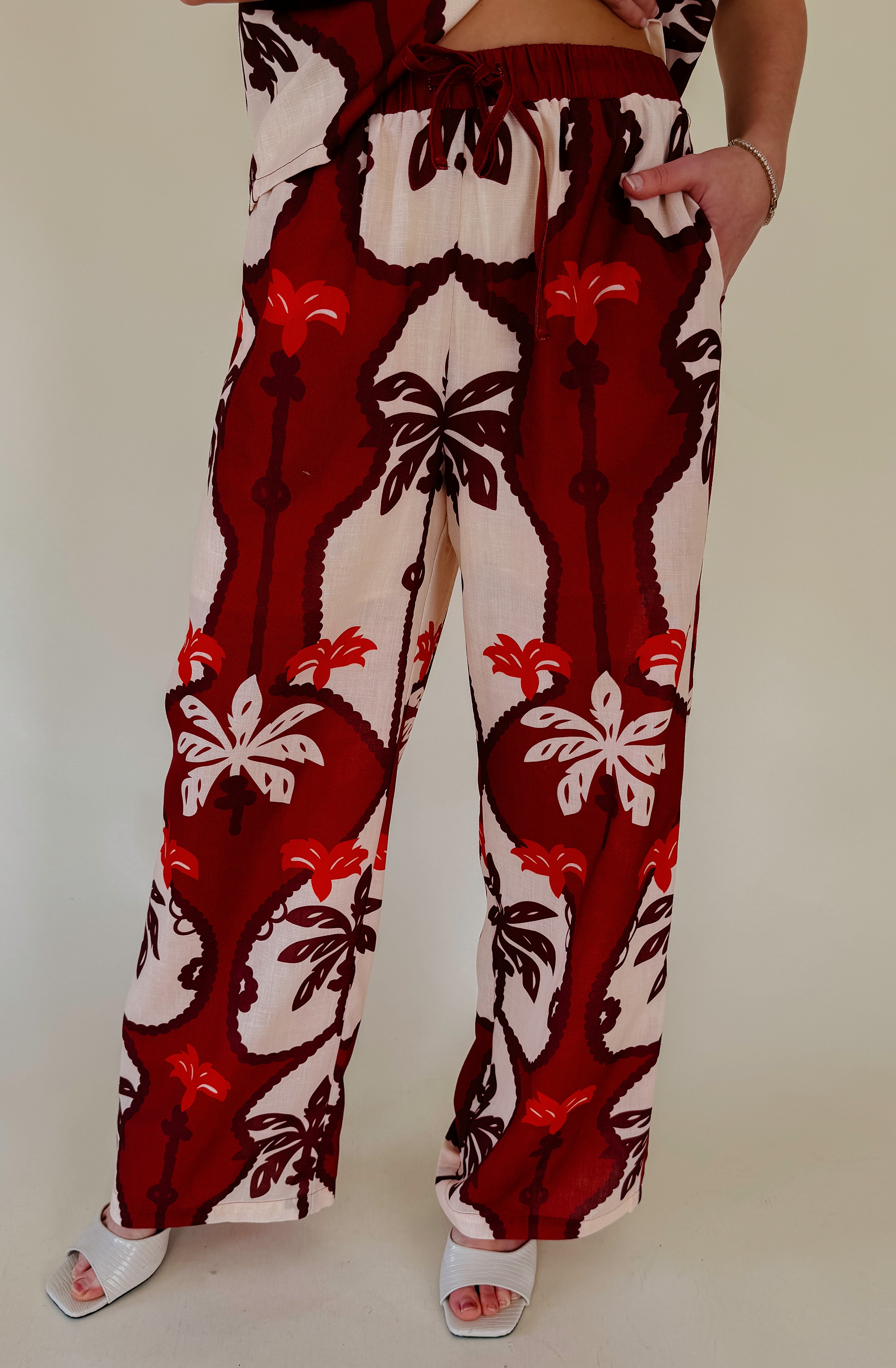 EN ROUTE PRINTED PANT