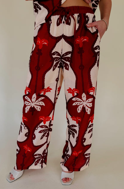 EN ROUTE PRINTED PANT