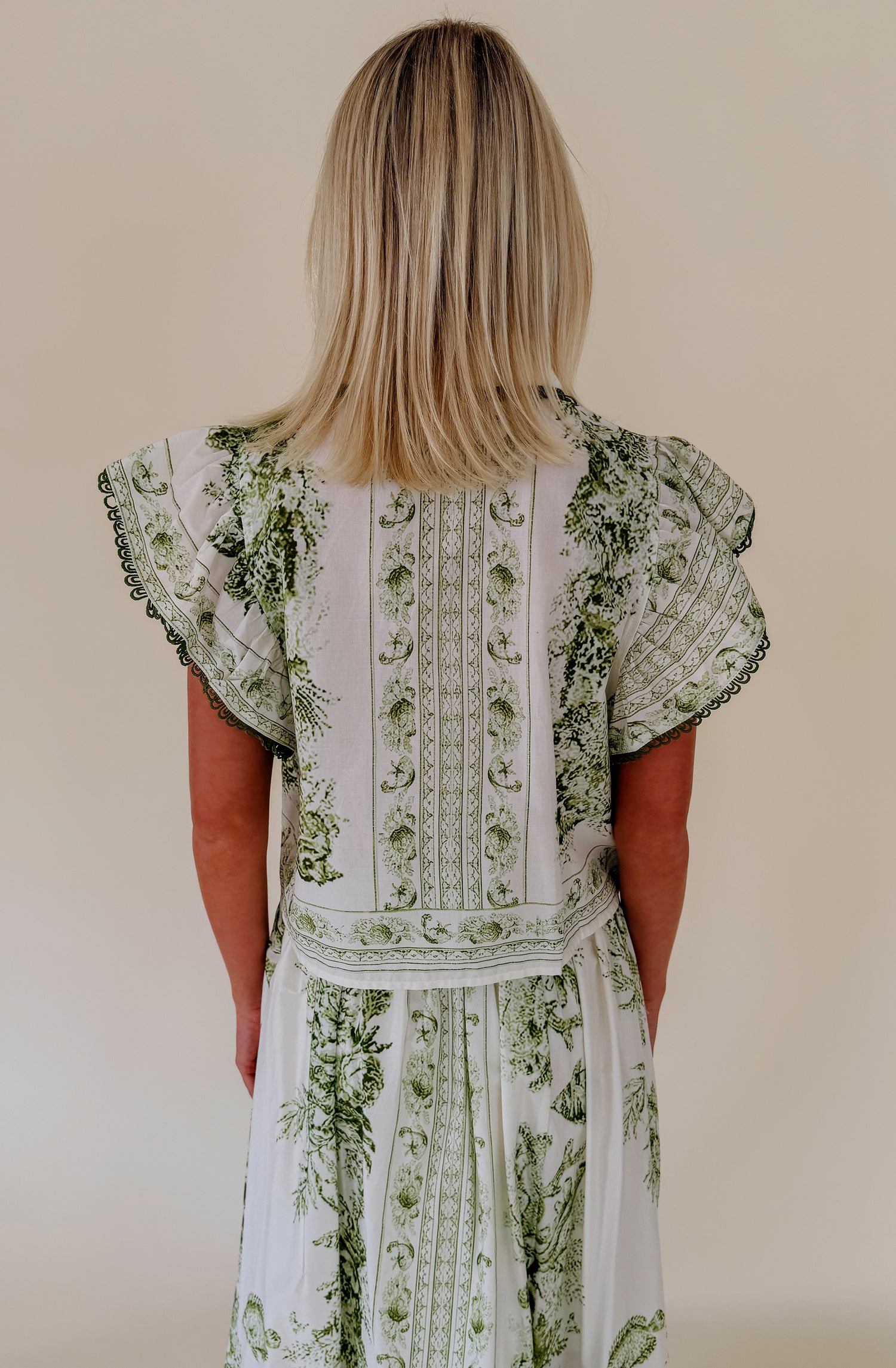 SANTORINI BUTTONED BLOUSE