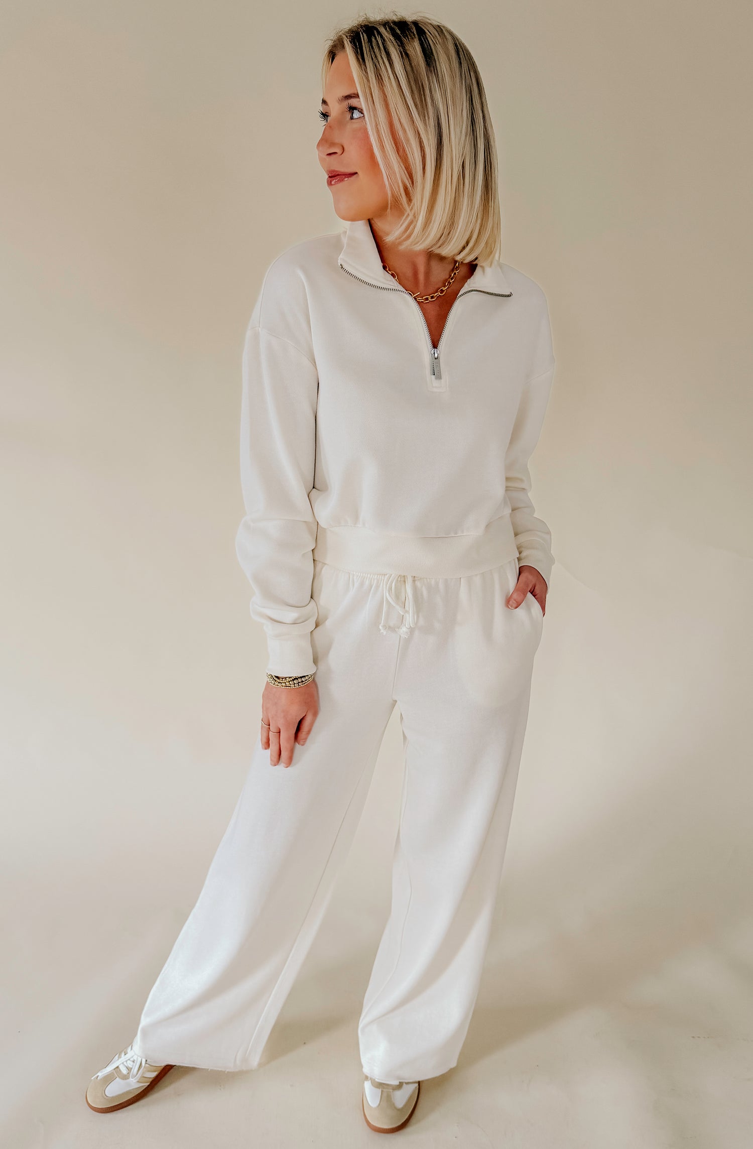 Z SUPPLY DOWNTOWN WIDE LEG SWEATPANT